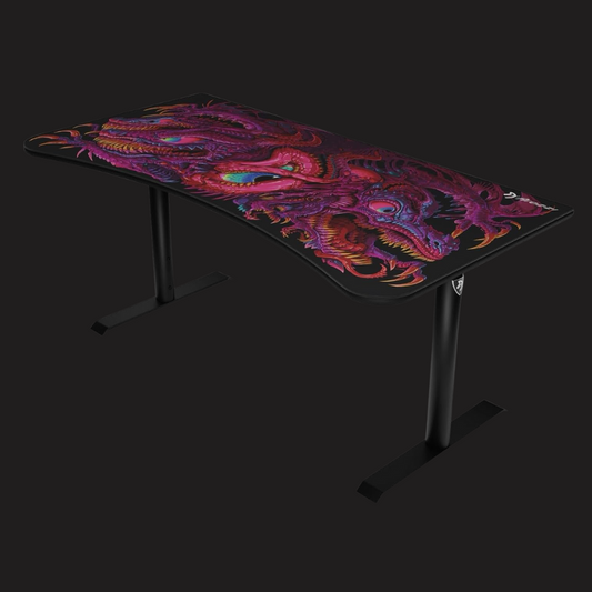 Arozzi Arena Ultrawide Curved Gaming Desk - Crawling Chaos